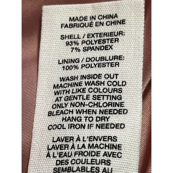 NWT Avec Les Filles Pink Antique Rose Sleeveless Blazer MED Vest READ Twee Work - Picture 6 of 9